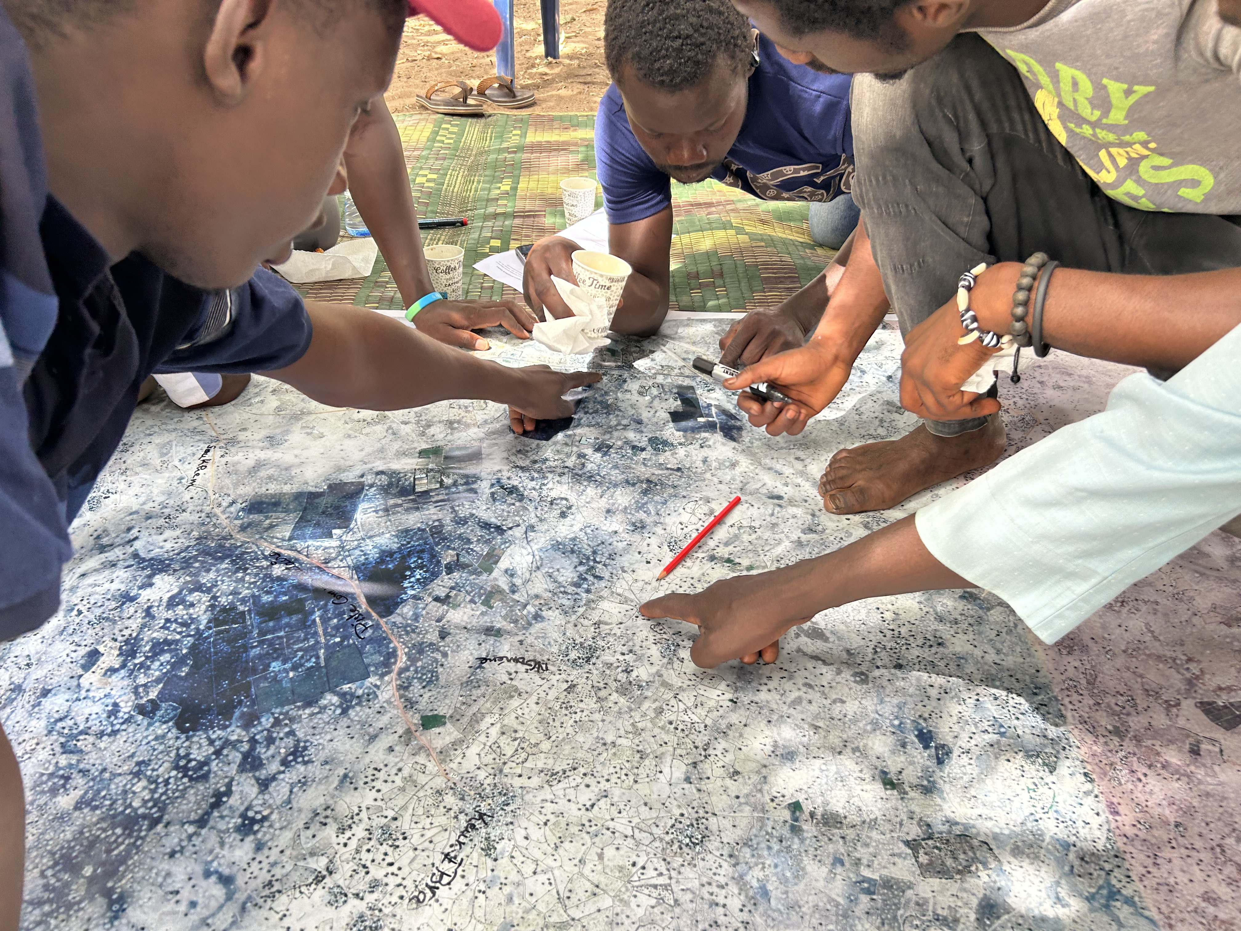 Activité de terrain avec les communautés locales